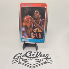Fleer 1988-89 Isiah Thomas #57 Detroit Pistons Basketball Trading Card picture