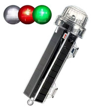 Solar Ocean Signal Light Navigation Signal Light Waterproof Flash LED Night Warn picture
