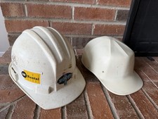 Ed Bullard Vintage Hard Boiled Bump Cap USA Lot 2 Mk2 5100 White Hat picture