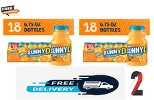 (PACK OF 2) SUNNYD Tangy Shelf Stable Orange Juice Drink, 18 Count, 6.75 fl oz picture