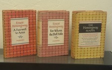 Ernest Hemingway/ A Farewell to Arms (1954), Bell Tolls (1940), Reader (1953) HC picture