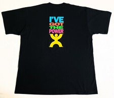 Vintage 1990 SNAP I've Got The Power T-Shirt Sz XL 90s Rap Tee Hip Hop Dance picture