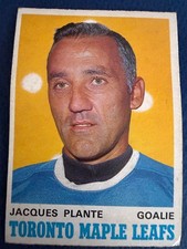 1970-71 O-Pee-Chee Jacques Plante Vintage Hockey Toronto Maple Leafs #222 picture