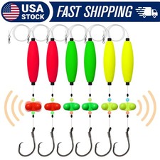 Dovesun 6PCS Catfish Rigs Santee Rig with Float, 8/0 Circle Hooks for Catfishing picture