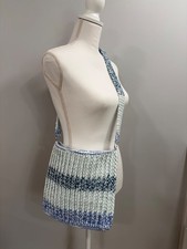 Handmade Crochet  Textured Crossbody Bag-Lined with Snap Closure picture