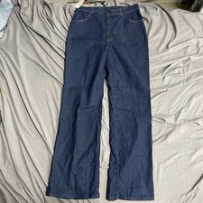 Vintage NOS 70s Ms. Lee Rider Jeans Womens Relaxed Straight Leg Size 33x32 USA picture