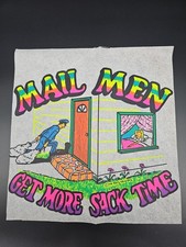 Vintage Rat's Hole Iron On T Shirt Heat Transfer 1976 Mail Men Very RARE  picture