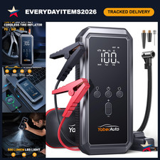 6000A 150PSI Jump Starter & Air Compressor, 9-in-1 Portable Power Bank, 80Wh picture