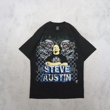 Vintage Stone Cold Steve Austin Wrestling T-Shirt Size XL WWE WWF picture