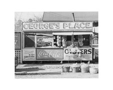 1936 Georges Place Louisiana Walker Evans FSA Roadside Diner 8x10 Photo Print picture