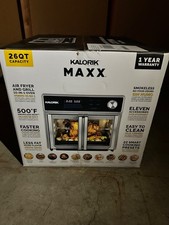 Kalorik MAXX AFO 47631 SS Air Fryer Oven Grill (26 Qt) 1700W - Black & Stainless picture