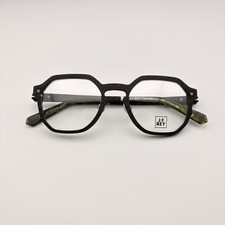 J.F. REY JF3082 0843 Carbon Black & Green Tortoise Hexagonal Eyeglasses 50mm NEW picture
