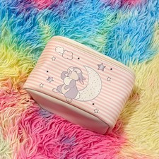 Primark Disney Makeup Bag Womens OS Pink NWT Thumper Moon Stars Striped Case picture