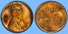1947 D Lincoln Wheat Cent Penny ~ BU UNCIRCULATED ~ 1c Coin Collectible picture