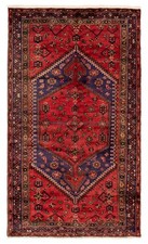 Vintage Traditional Hand-Knotted Area Rug 4'4