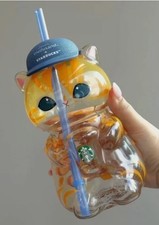 Starbucks  x Mofusand 2026 Collection Cat Shaped Glass Cup picture