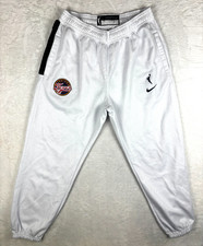 Nike Indiana Fever Jogger Sweatpants Mens L White Dri-Fit WNBA Basketball Logo picture