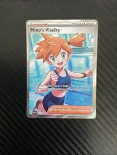Misty's Vitality 111/084 Ultra Rare Holo Near Mint Condition Pitch Black picture