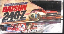 BRE Datsun 240Z John Morton #46 Signed Racing Art Limited 30/46 Large Framed picture