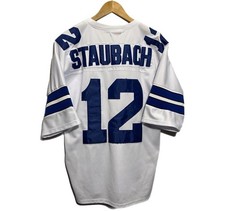 Roger Staubach Cowboys 1975 Mitchell & Ness Authentic Throwback Jersey Mens 48 picture