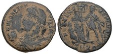 🔥*SCARCE*CONSTANTIUS II-337-361 AD-19mm/3.90g-CHF-RIC VIII 84 CYZICUS VAR-CROSS picture