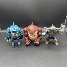 1994 Mattel Street Sharks Action Figure Lot Jab Hammerhead Blades Big Slammu picture