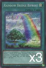 3X Yugioh Rainbow Bridge Bifrost MAMO-EN023 Secret Rare 1st Edition NM picture