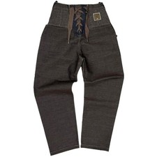 Kapital Indigo No. 5 Size 4 NWOT Century Denim 5P MONKEY CISCO-Kakishibu Lace Up picture