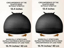 NEW BOGO Free Wig Cap 2 4 1 Black UNISEX - FREE SAME DAY SHIPPING picture