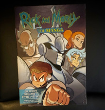 SDCC 2023 - Rick and Morty: The Manga Vol 1 Super Secret Preview Softcover picture