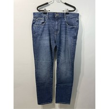 Johnnie-O DOS 5 Pocket Stretch Jeans Noon Noon Blue Straight Leg Mens 36x32 picture