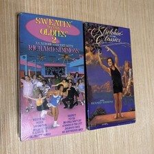 Richard Simmons VHS 2-Tape Lot: Sweatin' to the Oldies 2 + Stretchin' Classics picture