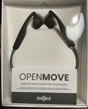AfterShokz OpenMove Wireless Bone Conduction Open Ear Headphones - Gray NEW picture