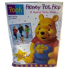 New vintage 1998 Disney Winnie the Pooh Honey Pot Hop Game Kids Toy Educational picture