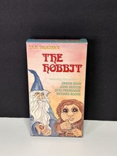 J.R.R. Tolkien The Hobbit VHS 1992 Animated movie Rankin Bass 1992 vtg *TESTED* picture