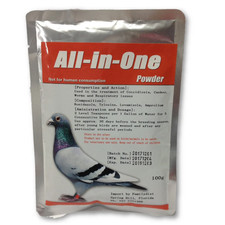 All-In-One 100gr - Coccidiosis, Canker, Worms and respiratory - Powder Treatment picture