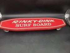 Vintage 60’s Rinky-Dink Surf Board w/ Steel Wheels Skateboard picture