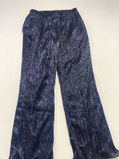 JM Studio by John Meyer Women’s Blue Pull-On Pants Elastic Waist Regular S picture