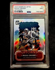 Panini Donruss Optic 2024 Uptowns Maxx Crosby Raiders #22 PSA 9 picture