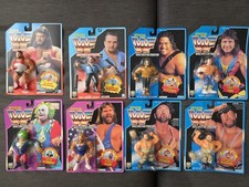 WWF Hasbro Lot of 8 Figures Tifon Luke Butch Hacksaw Doink Boss Man Fatu Marty picture