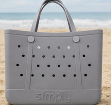 XL EVA Beach Tote Bag for Women Waterproof Sandproof Rubber Pool Boat Bag picture