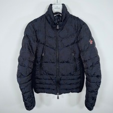 Moncler Grenoble Carrigvore Men's Down Puffer Jacket - Size 2 (S) - Navy & Black picture