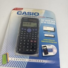 Casio FX-300ES Scientific Calculator 249 Function 3 Fashion Covers Activities CD picture