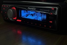 PIONEER CAR AUDIO STEREO CD AUX BLUETOOTH OLD SCHOOL DEH-P5800MP DOLPHIN DISPLAY picture
