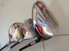 TaylorMade Burner 9.5° Driver & 3 & 5 Wood REAX Graphite Regular Set of 3 picture