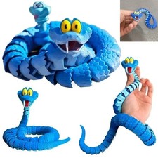 30cm Gary Snake: Disney Zootopia 2 Articulated Simulation Toy Snake, 3d Printed* picture