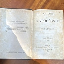 P. Lanfrey Histoire de Napoléon I Tome Troisième 6e Ed 1870 French Cloth picture