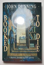Booked to Die John Dunning 1st Edition 1st Printing 1992 Crime Novel Mystery picture