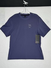 Lululemon Zeroed In Graphic Shirt Mens Medium Nightfall Purple Short Sleeve NWT picture