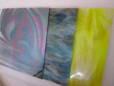 VTG STAINED/ART GLASS- 12
